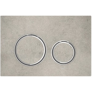 Clapeta actionare GEBERIT Sigma 21 115884JV1, dubla actionare, gri-crom