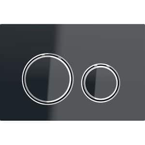 Clapeta actionare GEBERIT Sigma 21 115884SJ1, dubla actionare, negru-crom