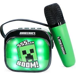 Boxa portabila OTL Minecraft PopSing, Bluetooth, verde