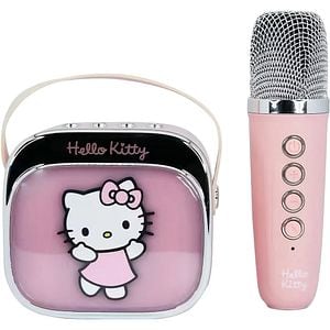 Boxa portabila OTL Hello Kitty PopSing, Bluetooth, roz