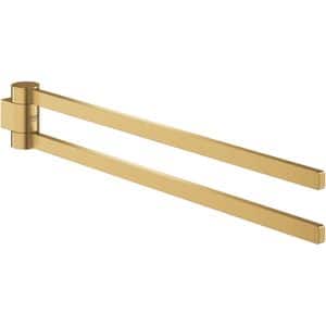 Suport prosop dublu GROHE Selection 41063GN0, 40 cm, auriu