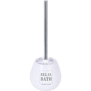 Set perie toaleta BISK Grama 05601, alb