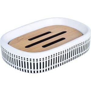 Savoniera BISK Etno 08192, alb-negru