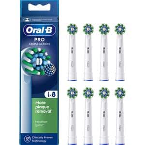 Rezerve periuta de dinti electrica ORAL-B Pro Cross Action, 8buc