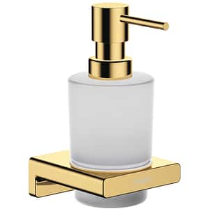 Dipenser sapun lichid HANSGROHE AddStoris 41745990, 200 ml, alama, auriu