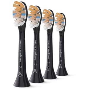 Rezerve periuta de dinti electrica PHILIPS Sonicare A3 Premium All in One HX9094/11, negru, 4buc 