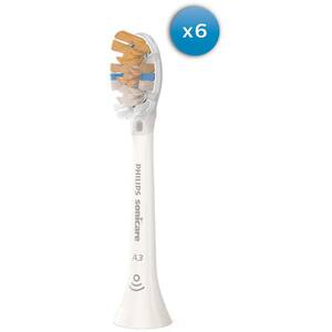 Rezerve periuta de dinti electrica PHILIPS Sonicare A3 Premium All in One HX9096/10, alb, 6buc