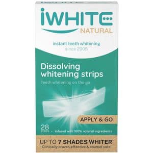 Benzi de albire dizolvabile IWHITE Natural, 20 bucati
