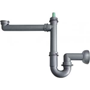 Sifon FRANKE Spazzio pentru chiuvete cu 1 cuva, 1 1/2", gri