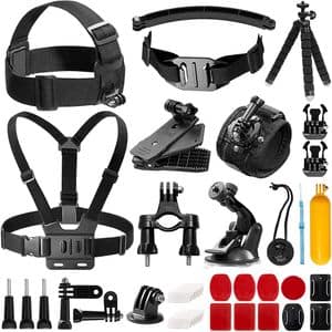 Kit accesorii AKASO Action Camera, 14in1