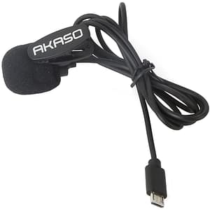 Microfon extern AKASO, MicroUSB, negru