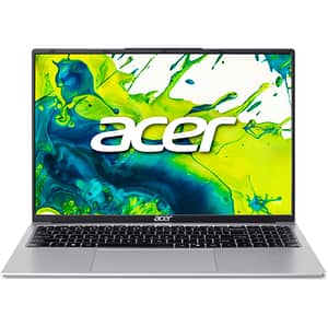 Laptop ACER Aspire Lite 16 AL16-54P-30A2, Intel Core i3-1305U pana la 4.5GHz, 16" WUXGA, 8GB, SSD 512GB, Intel UHD Graphics, Free Dos, Pure Silver