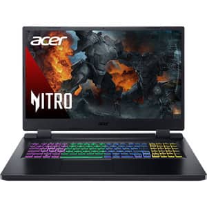 Laptop Gaming ACER Nitro 5 AN517-42-R4HT, AMD Ryzen 7 6800H pana la 4.7GHz, 17.3" Full HD, 16GB, SSD 1TB, NVIDIA GeForce RTX 3060 6GB, Free DOS, negru