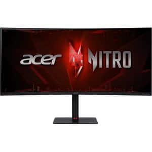 Monitor Gaming curbat LED VA ACER Nitro XV345CURV3, 34", WQHD, 180Hz, AMD FreeSync Premium, HDR10, negru