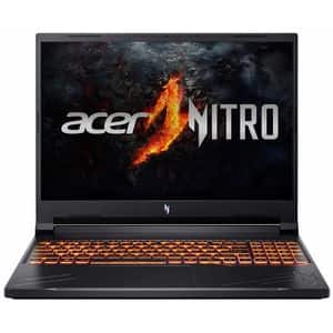 Laptop Gaming ACER Nitro V16 ANV16-41-R4BF, AMD Ryzen 7 8845HS pana la 5.1GHz, 16" WUXGA, 16GB, SSD 512GB, NVIDIA GeForce RTX 4060 8GB, Free DOS, negru
