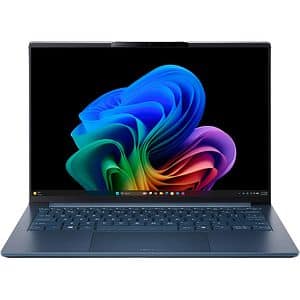 Laptop ACER Swift Go 14 AI OLED SFG14-I71-92B5, Intel Core Ultra 9 386H pana la 4.9GHz, 14" WUXGA, 16GB, SSD 512GB, Intel Graphics, Windows 11 Home, Frost Blue