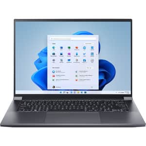 Laptop ACER Swift X OLED SFX14-71G-55ER, Intel Core i5-13500H pana la 4.7GHz, 14.5" 2.8K, 16GB, SSD 512GB, NVIDIA GeForce RTX 4050 6GB, Windows 11 Home, Gri