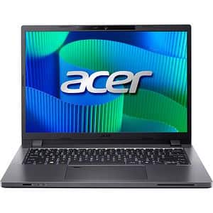 Laptop ACER TravelMate P2 TMP214-43-TCO-R7MH, AMD Ryzen 5 7530U pana la 4.5GHz, 14" WUXGA, 16GB, SSD 512GB, AMD Radeon Graphics, Windows 11 Pro, Steel Gray