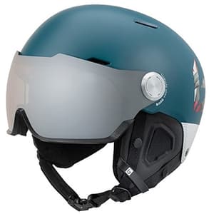Casca ski BOLLE Might Visor Premium, 55-59 cm, albastru-gri
