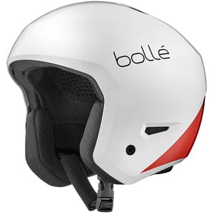 Casca ski BOLLE Might Visor Youth, 53-56 cm, alb-rosu