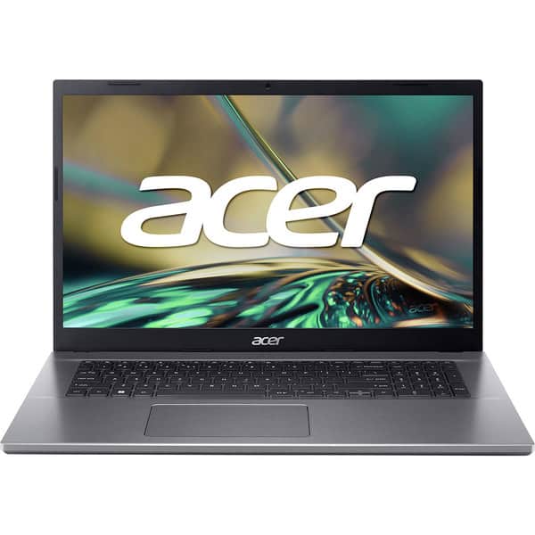 Laptop ACER Aspire 5 A517-53-511W, Intel Core i5-12450H pana la 4.4GHz, 17.3" Full HD, 16GB, SSD 512GB, Intel UHD Graphics, Free DOS, Steel Gray