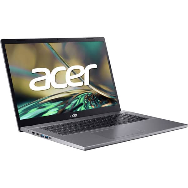Laptop ACER Aspire 5 A517-53-511W, Intel Core i5-12450H pana la 4.4GHz, 17.3" Full HD, 16GB, SSD 512GB, Intel UHD Graphics, Free DOS, Steel Gray