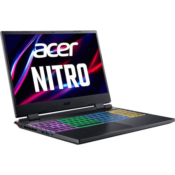 Laptop Gaming ACER Nitro 5 AN515-58-5939, Intel Core i5-12450H pana la 4.4GHz, 15.6" Full HD, 16GB, SSD 512GB, NVIDIA GeForce RTX 4050 6GB, Free Dos, negru