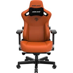 Scaun Gaming ANDA SEAT Kaiser 3 L, piele ecologica, portocaliu