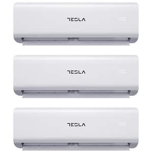 Sistem aer conditionat pentru 3 incaperi TESLA TGS-D27V9912W, 2 x 9000BTU/1 x 12000 BTU, A++/A+, Inverter, Wi-Fi, alb