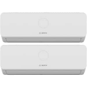 Sistem aer conditionat pentru 2 incaperi BOSCH Climate 3200i, 9000/12000 BTU, A++/A+, Inverter, Unitate externa 18000 BTU, Afisaj, alb