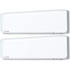 Sistem aer conditionat pentru 2 incaperi MITSUBISHI HEAVY, 2x9000BTU unitate interna, unitate externa 18000BTU, A+++/A++, Inverter, Wi-Fi, Alb