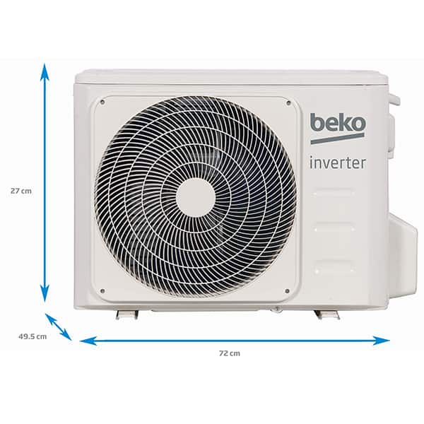 Aer conditionat BEKO BRVPF120, 12000 BTU, A++/A+, Inverter, kit instalare inclus, alb 