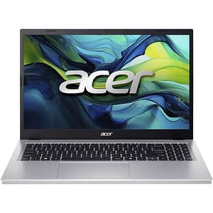 Laptop ACER Aspire Go 15 AG15-71P-71KY, Intel Core i7-13620H pana la 4.9GHz, 15.6" Full HD, 16GB, SSD 512GB, Intel UHD Graphics, Free Dos, Pure Silver