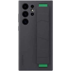 Husa telefon SAMSUNG Silicone Grip Case pentru Galaxy S23 Ultra, EF-GS918TBEGWW, Black