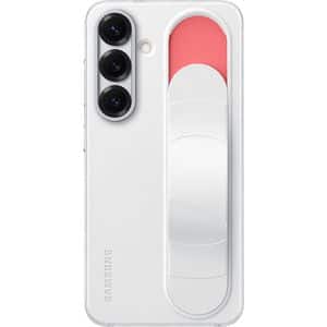 Husa telefon SAMSUNG Standing Grip Case pentru Galaxy S25, EF-GS931CWEGWW, alb