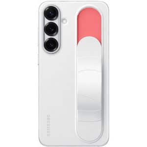 Husa telefon SAMSUNG Standing Grip Case pentru Galaxy S25+, EF-GS936CWEGWW, alb