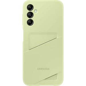 Husa telefon SAMSUNG Card Slot Case pentru Galaxy A14, EF-OA146TGEGWW, Lime