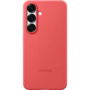Husa telefon SAMSUNG Silicone Case pentru Galaxy S25, EF-PS931CREGWW, rosu