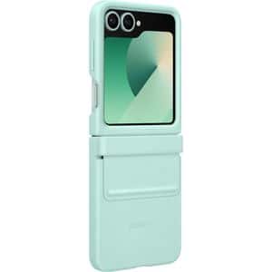 Husa telefon SAMSUNG Flap Eco-Leather Case pentru Galaxy Z Flip6, EF-VF741PMEGWW, Mint