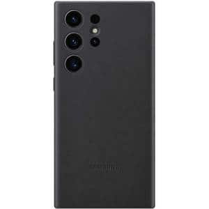 Husa telefon SAMSUNG Leather Case pentru Galaxy S23 Ultra, EF-VS918LBEGWW, Black