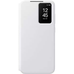 Husa telefon SAMSUNG Smart View Wallet Case pentru Galaxy S24 FE, EF-ZS721CWEGWW, alb