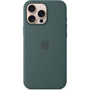 Husa telefon APPLE iPhone 16 Pro Max Silicone Case cu MagSafe - Lake Green, MA7V4ZM/A