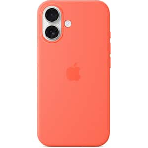 Husa telefon APPLE iPhone 16 Silicone Case cu MagSafe - Tangerine, MDGN4ZM/A