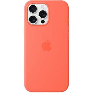 Husa telefon APPLE iPhone 16 Pro Max Silicone Case cu MagSafe - Tangerine, MDGX4ZM/A