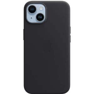 Husa telefon APPLE Leather Case cu MagSafe - Midnight pentru iPhone 14 Plus, MPP93ZM/A