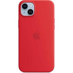 Husa telefon APPLE Silicone Case cu MagSafe - (PRODUCT)RED pentru iPhone 14 Plus, MPT63ZM/A