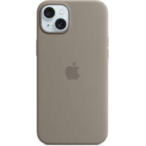 Husa telefon APPLE iPhone 15 Plus Silicone Case cu MagSafe - Clay, MT133ZM/A