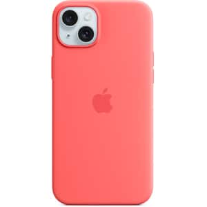Husa telefon APPLE iPhone 15 Plus Silicone Case cu MagSafe - Guava, MT163ZM/A