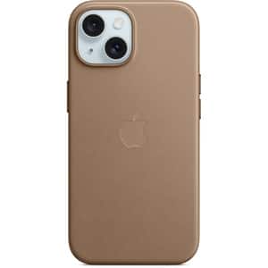 Husa telefon APPLE iPhone 15 FineWoven Case cu MagSafe - Taupe, MT3C3ZM/A