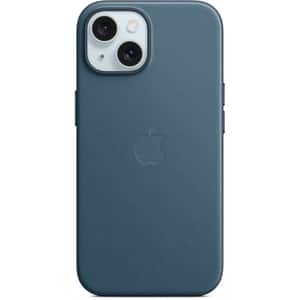 Husa telefon APPLE iPhone 15 FineWoven Case cu MagSafe - Pacific Blue, MT3G3ZM/A